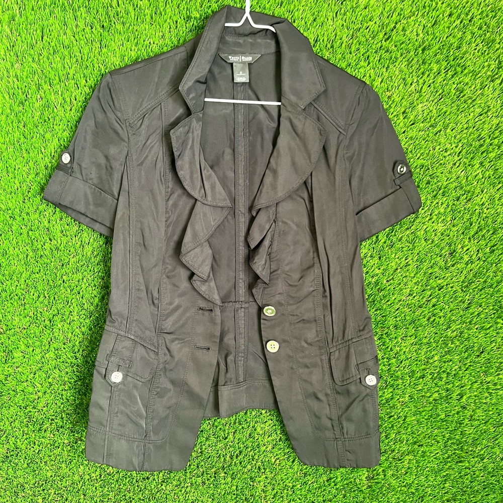 White House black market button up blouse